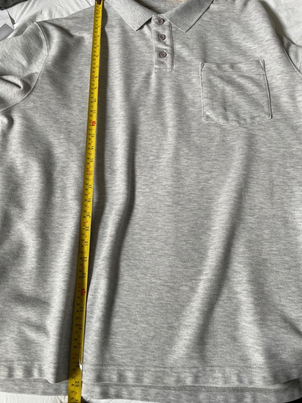 Carhartt Men's Short-Sleeve Polo in Light Heather Gray - Picture 7 of 9